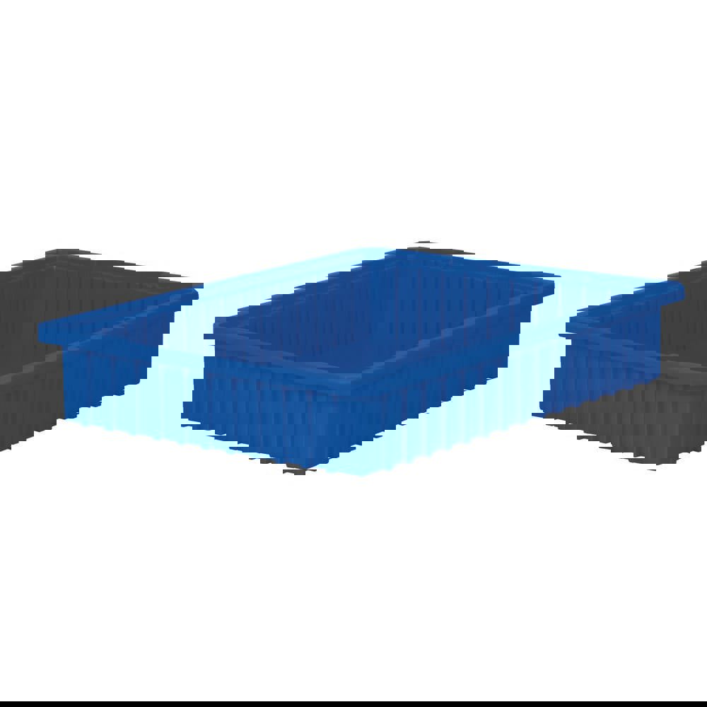 Polyethylene Dividable Storage Tote: 30 lb Capacity